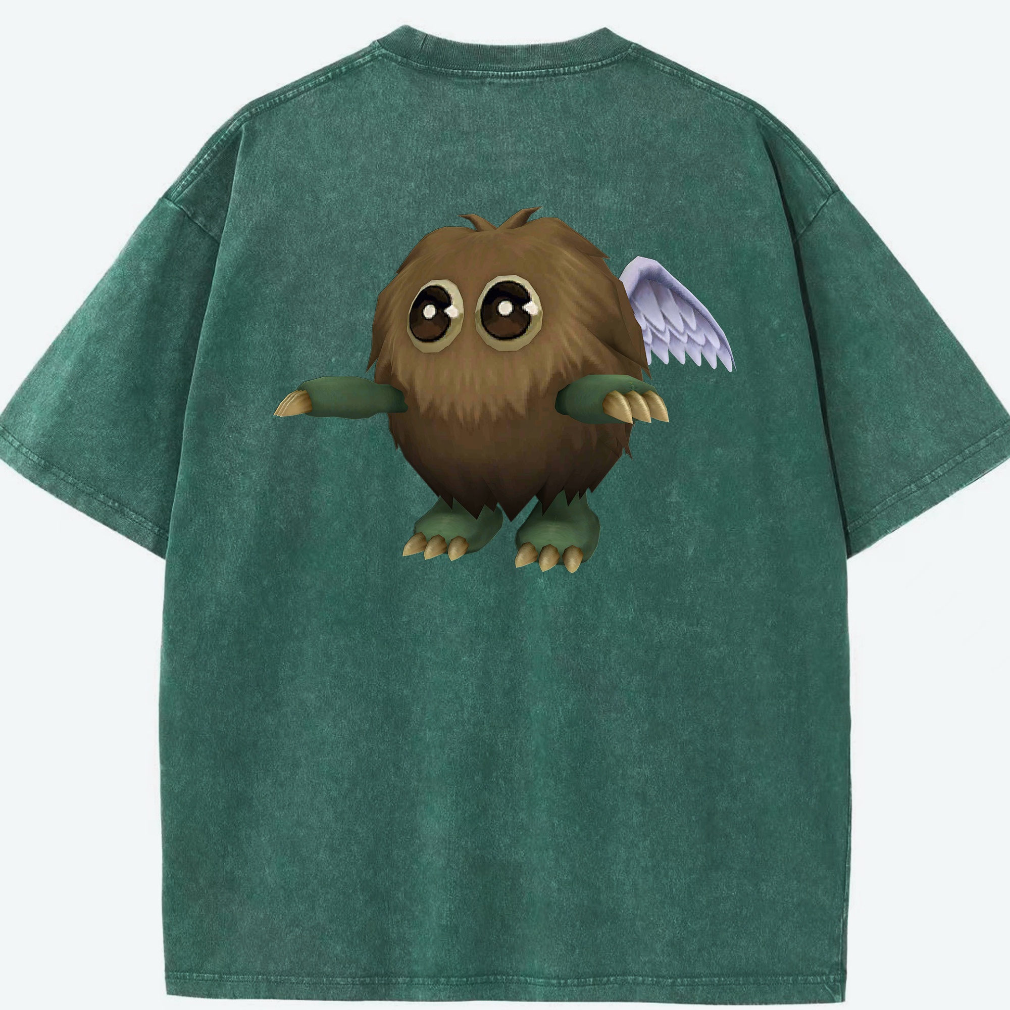 （画像用） 遊☆戯☆王 Yu-Gi-Oh! 綿100% ヴィンテージ風 半袖Tシャツ（背面プリント）